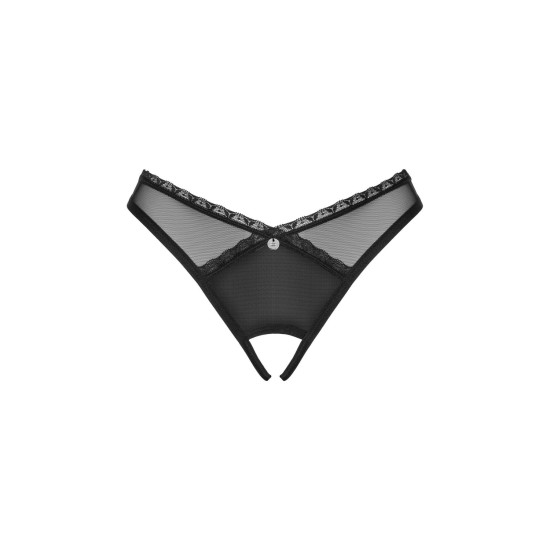 Трусики с открытым доступом Obsessive Latinesa Crotchless Thong, XS/S