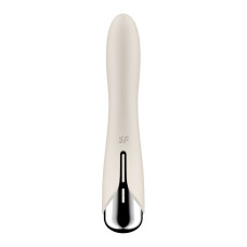 Вібратор точки G з обертанням, 2 мотори, бежевий Satisfyer Spinning Vibe 1 Beige