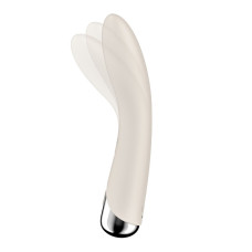 Вібратор точки G з обертанням, 2 мотори, бежевий Satisfyer Spinning Vibe 1 Beige