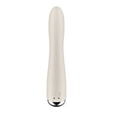 Вібратор точки G з обертанням, 2 мотори, бежевий Satisfyer Spinning Vibe 1 Beige