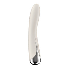 Вібратор точки G з обертанням, 2 мотори, бежевий Satisfyer Spinning Vibe 1 Beige