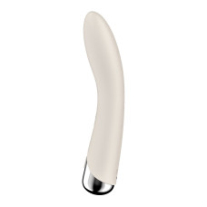 Вібратор точки G з обертанням, 2 мотори, бежевий Satisfyer Spinning Vibe 1 Beige