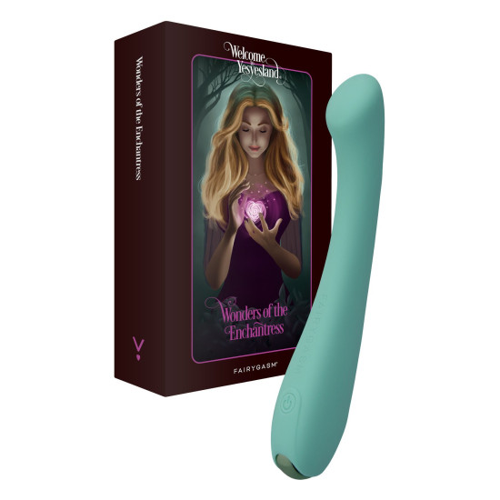 Вібратор для точки G, зелений FairyGasm MerryWand Green
