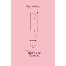 Вібратор для точки G, зелений FairyGasm MerryWand Green