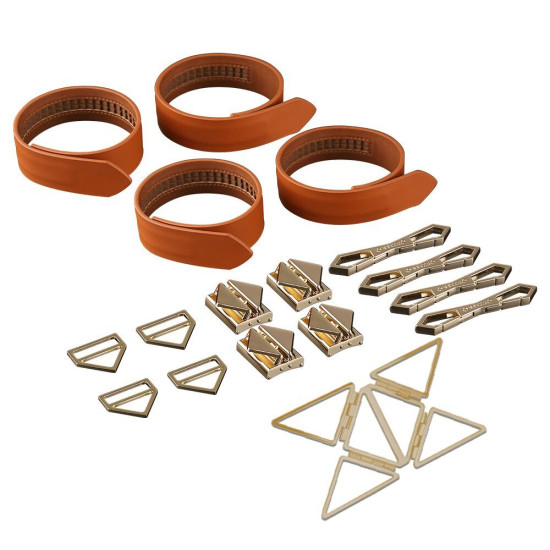 Набор для связывания, коричневый Lockink Hogtie Set Brown