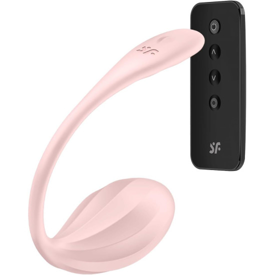 Виброяйцо, розовое Satisfyer Ribbed Petal Connect App Rose