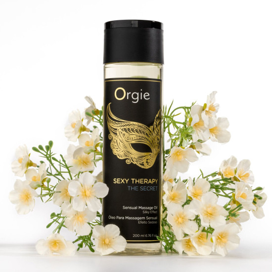 Гібридна масажна олія із ароматом жасміна Orgie Sexy Therapy The Secret, 200 ml