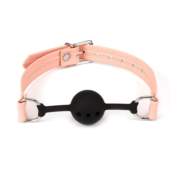 Кляп, рожевий Liebe Seele Dark Candy Pink Ball Gag