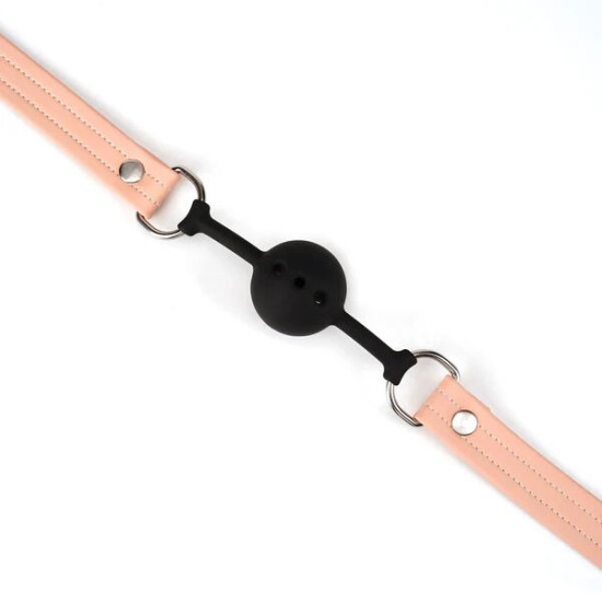 Кляп, рожевий Liebe Seele Dark Candy Pink Ball Gag