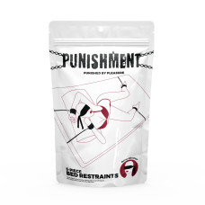 Розтяжка на ліжко (5 предметів), чорна Punishment 5-Piece Bed Restraint Kit Black