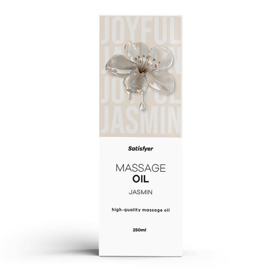 Массажное масло с ароматом жасмина Satisfyer Massage Oil Jasmin, 250 ml
