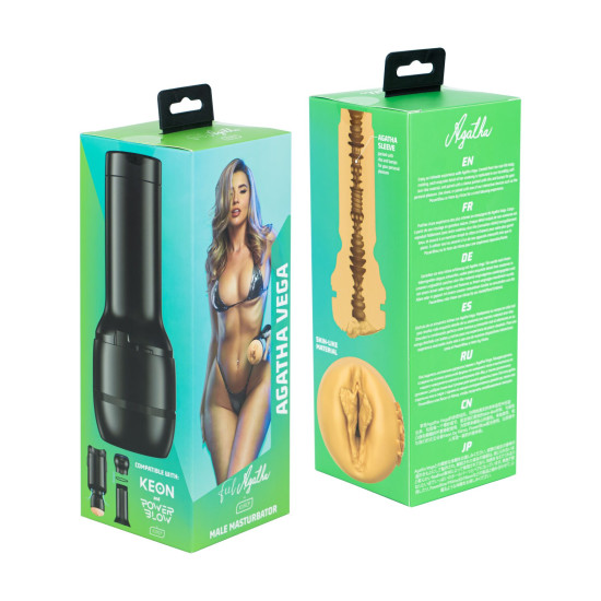 Kiiroo Feel Agatha Vega PBC - мастурбатор-вагіна, сумісний з PowerBlow і Keon