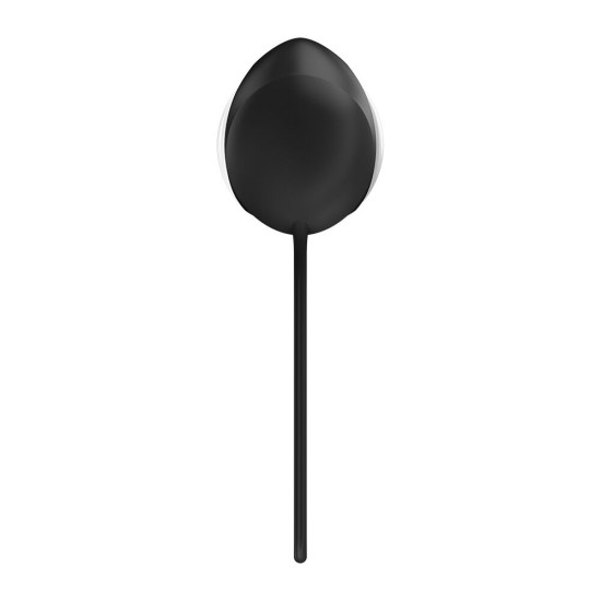 Одинарный вагинальный шарик, черный, диаметр 3.6 см Fun Factory SMARTBALL UNO Black