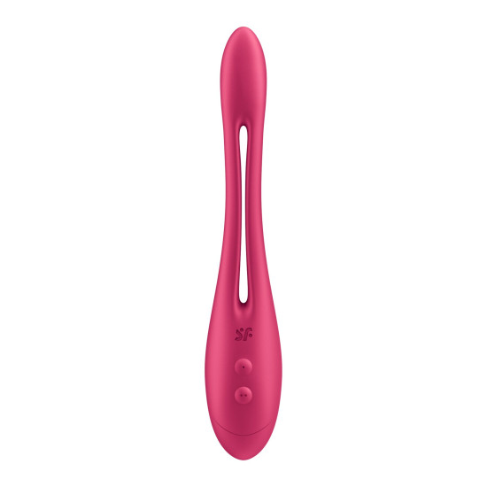 Универсальный гибкий вибратор для пар, красный Satisfyer Elastic Game Battery Series