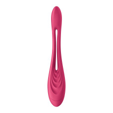 Універсальний гнучкий вібратор для пар, червоний Satisfyer Elastic Game Battery Series