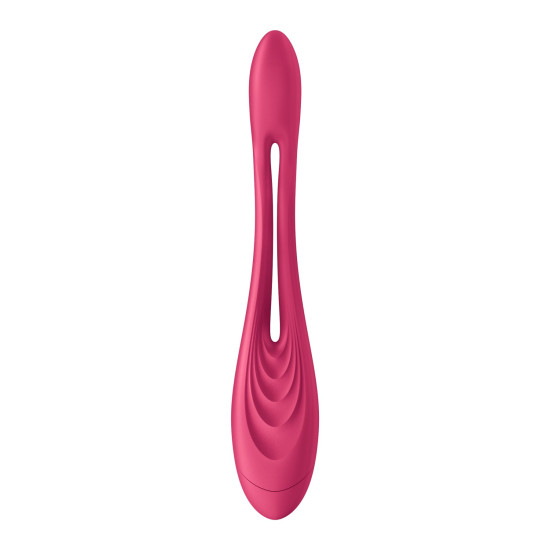 Универсальный гибкий вибратор для пар, красный Satisfyer Elastic Game Battery Series