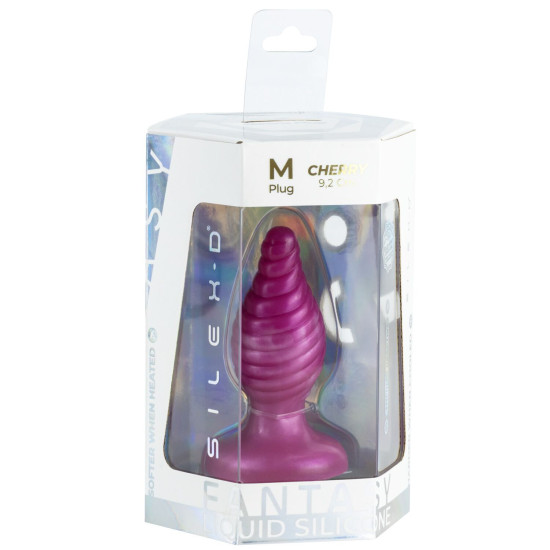 Анальная пробка SilexD Fantasy Cherry M Plug