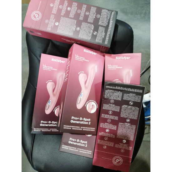 Вакуумний вібратор-кролик, рожевий Satisfyer Pro+ G-Spot Generation 2 Pink (пом'ята упаковка)