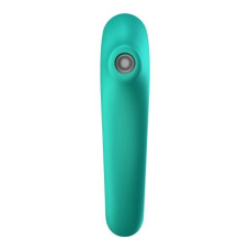 Вакуумний стимулятор з вібрацією, зелений Satisfyer Dual Kiss Green
