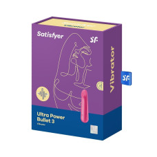 Вібропуля перезаряджається, червона Ultra Power Bullet 3 Red