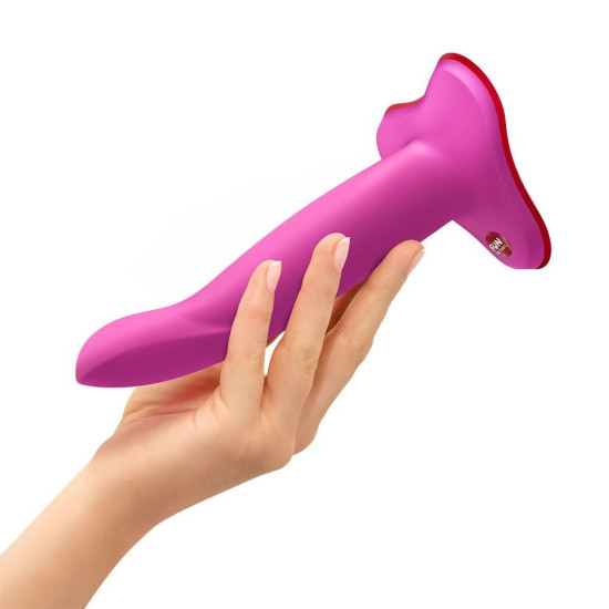 Фаллоимитатор, пурпурный Fun Factory Limba Flex Magenta, M (мятая упаковка)