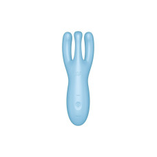 Кліторальний смарт-вібратор з трьома пальчиками, синій Satisfyer Threesome 4 Blue