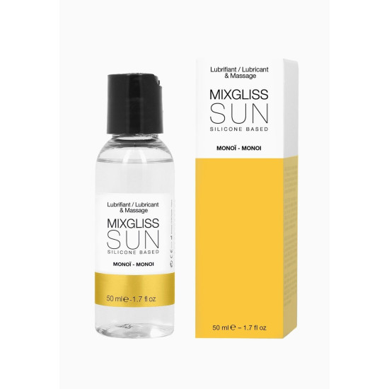 Интимная смазка с ароматом масла Манои на силиконовой основе MixGliss SUN MONOI, 50 ml