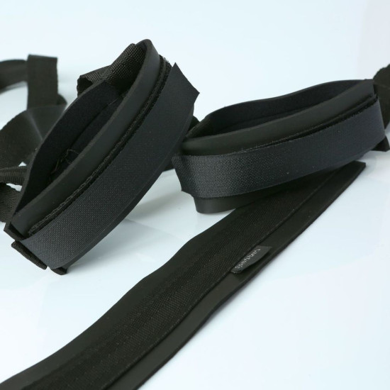 Гнучка розпірка для ніг, чорна, для притягування ніг до тіла Sportsheets Sex Sling Black
