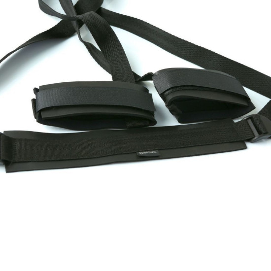 Гнучка розпірка для ніг, чорна, для притягування ніг до тіла Sportsheets Sex Sling Black