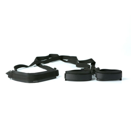 Гнучка розпірка для ніг, чорна, для притягування ніг до тіла Sportsheets Sex Sling Black
