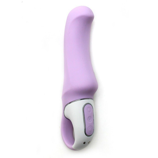 Вібратор потужний з гнучким стволом, литий силікон Satisfyer Vibes Charming Smile