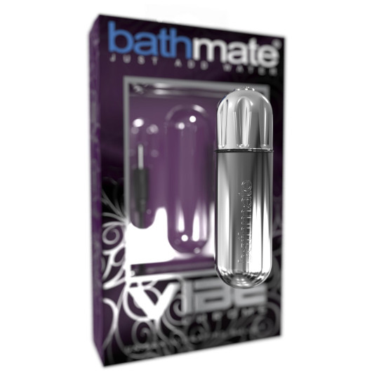 Вібропуля хромована з глибокою потужною вібрацією Bathmate Vibe Bullet Chrome