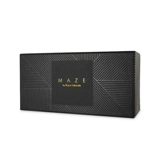 Широкий чокер, черный Bijoux Indiscrets Maze Wide Choker Black