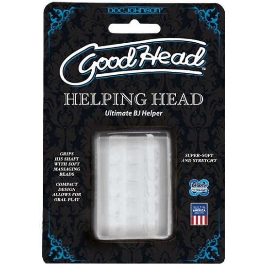Мастурбатор помічник для мінету Doc Johnson GoodHead GoodHead Helping Head ULTRASKYN
