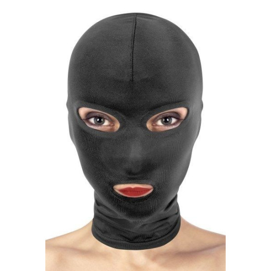 БДСМ капюшон с открытыми глазами и ртом Fetish Tentation Open Mouth and Eyes Hood