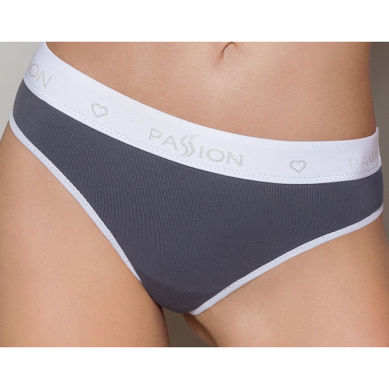 Спортивні трусики-стринги, темно-сірі Passion PS007 Panties Dark Grey, S