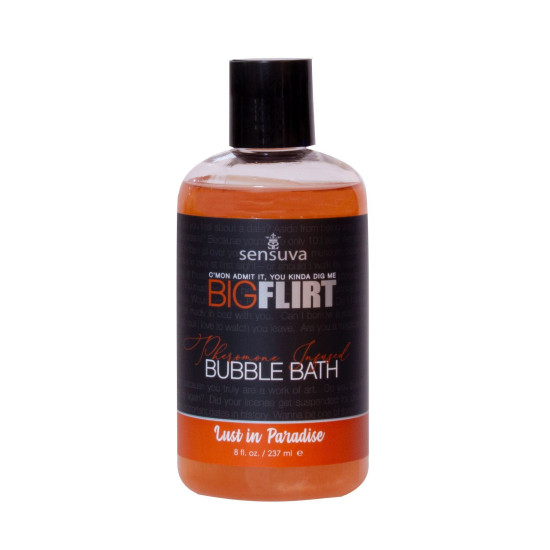 Пена для ванны с феромонами, аромат Lust in Paradise Big Flirt Pheromone Bubble Bath Sensuva - Lust in Paradise, 237 ml