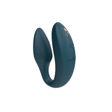 Вібратор з керуванням для двох і анатомічною формою, зелений We-Vibe Sync 2 Green Velvet