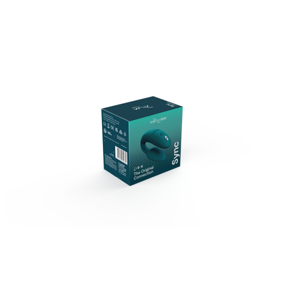 Вібратор з керуванням для двох і анатомічною формою, зелений We-Vibe Sync 2 Green Velvet