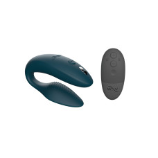 Вібратор з керуванням для двох і анатомічною формою, зелений We-Vibe Sync 2 Green Velvet