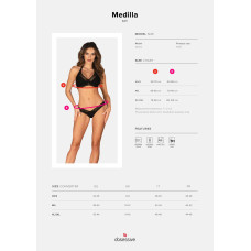 Комплект Obsessive Medilla 2-Pcs Set, XS/S