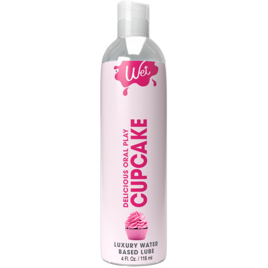 Їстівна змазка для оральних пестощів зі смаком капкейка Wet Oral Play Cupcake, 118 ml
