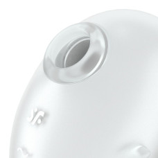 Вакуумный клиторальный стимулятор с вибрацией, белый Satisfyer Cutie Ghost White