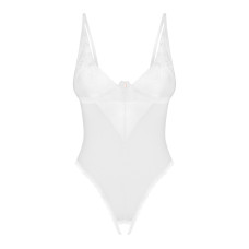 Боді з доступом, ліф з м'якою чашкою, високі трусики Obsessive Alissium Crotchless Teddy, XL/2XL