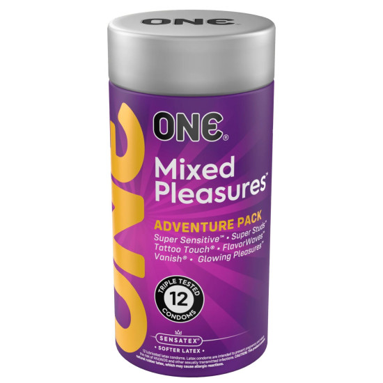 Презервативы в подарочной упаковке ONE Mixed Pleasures, 12 шт