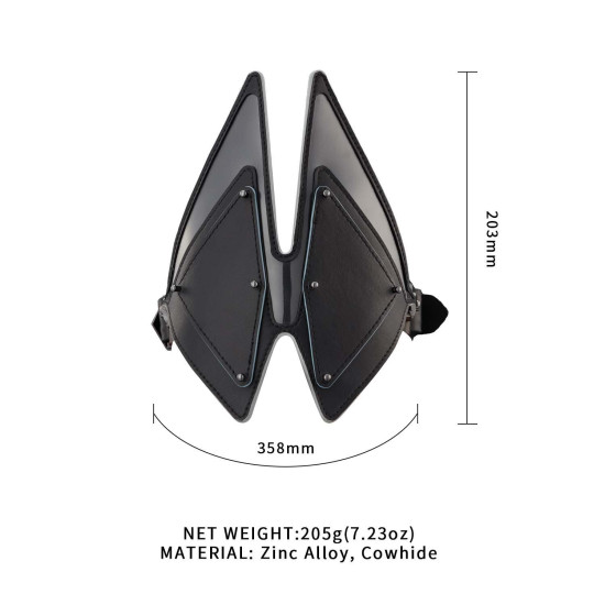 Маска на глаза, черная Lockink Vixen Blindfold Black Set