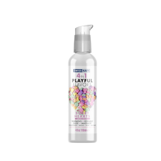 Лубрикант на водной основе со сладким вкусом Swiss Navy 4 In 1 Sweet Heart, 118 ml
