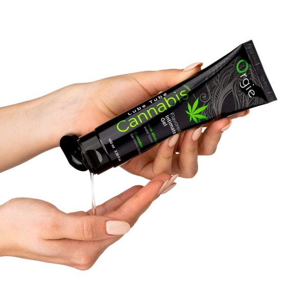 Лубрикант на водній основі Orgie Lube Tube Cannabis, 100 ml