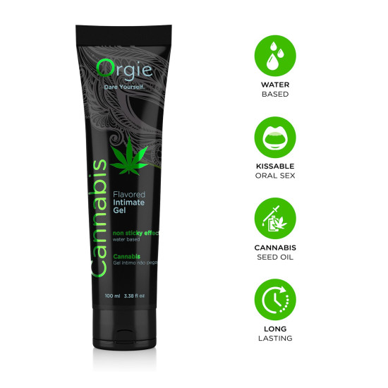Лубрикант на водній основі Orgie Lube Tube Cannabis, 100 ml