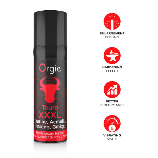 Крем для улучшения эрекции Orgie Touro XXXL Power Cream, 15 ml
